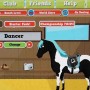 Grooming horse in horse academy game