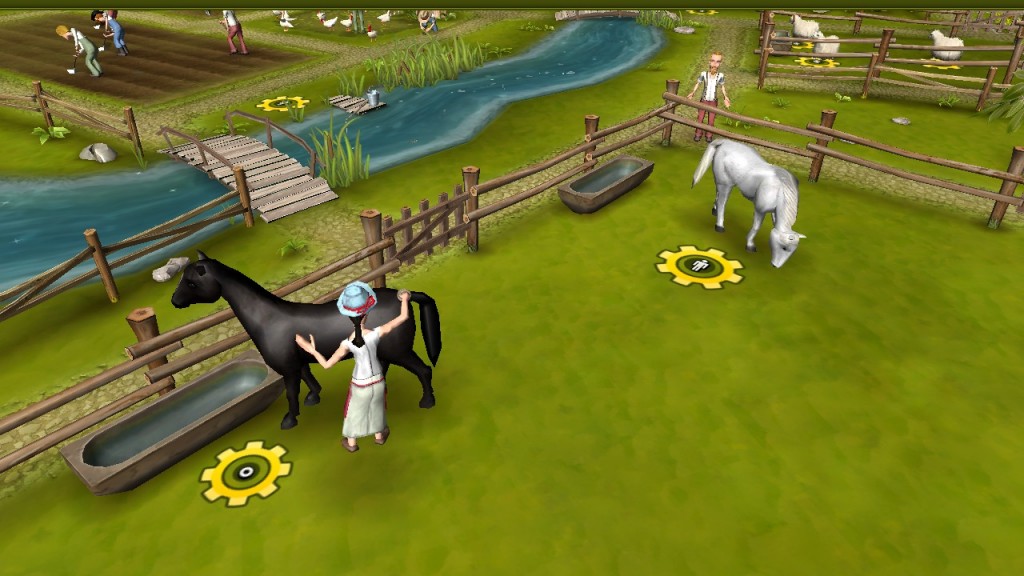 Taking care of horses family farm PC/MAC game Jeux De Chevaux