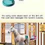 Taking care of horse in i love horses game