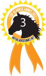 Horseland wins 3rd place for the Best Horse Games in 2013, by VirtualHorseGames.net